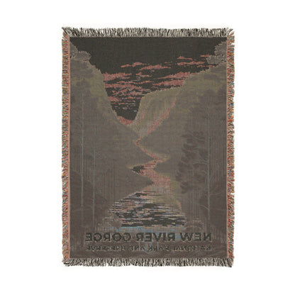 New River Gorge National Park Woven Blanket | S19