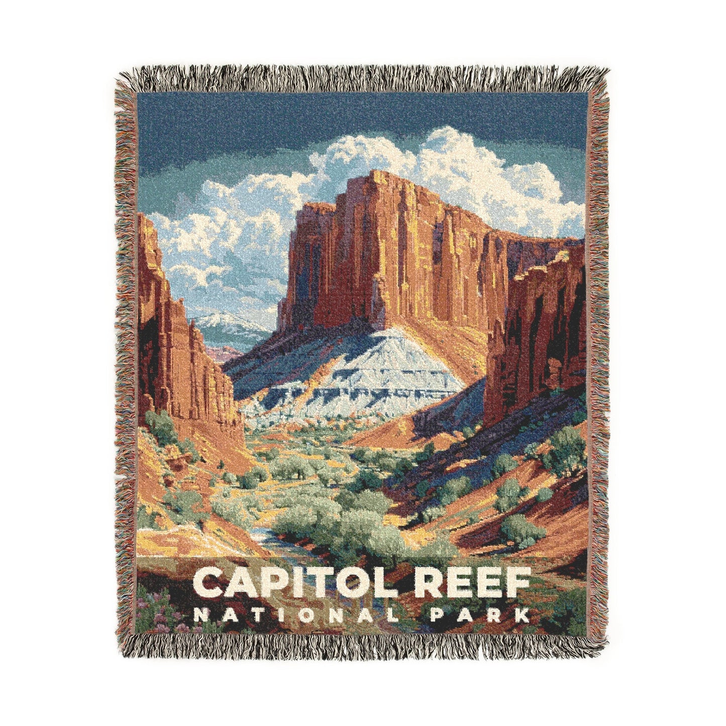 Capitol Reef National Park Woven Blanket | S18