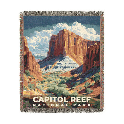 Capitol Reef National Park Woven Blanket | S18