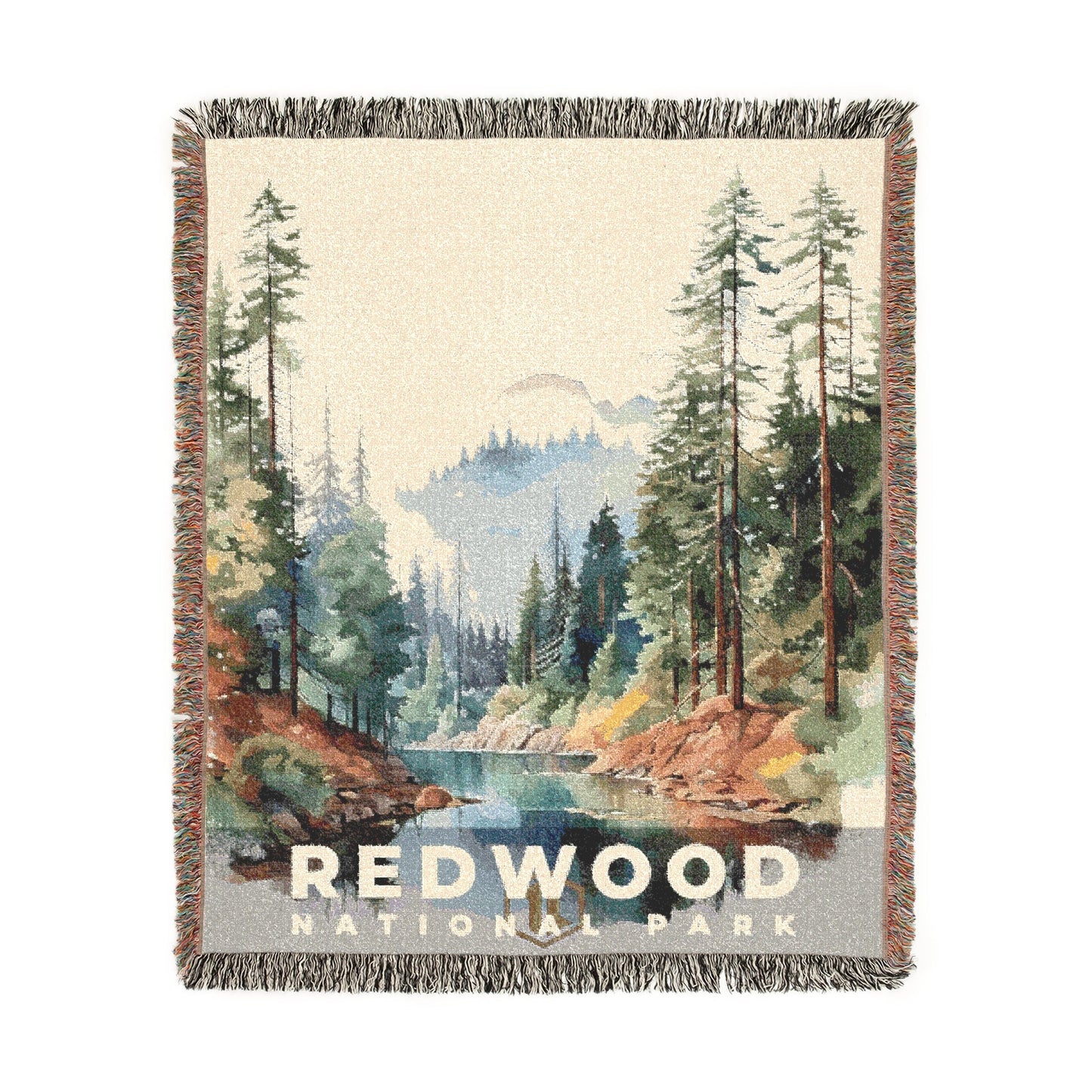 Redwood National Park Woven Blanket | S08