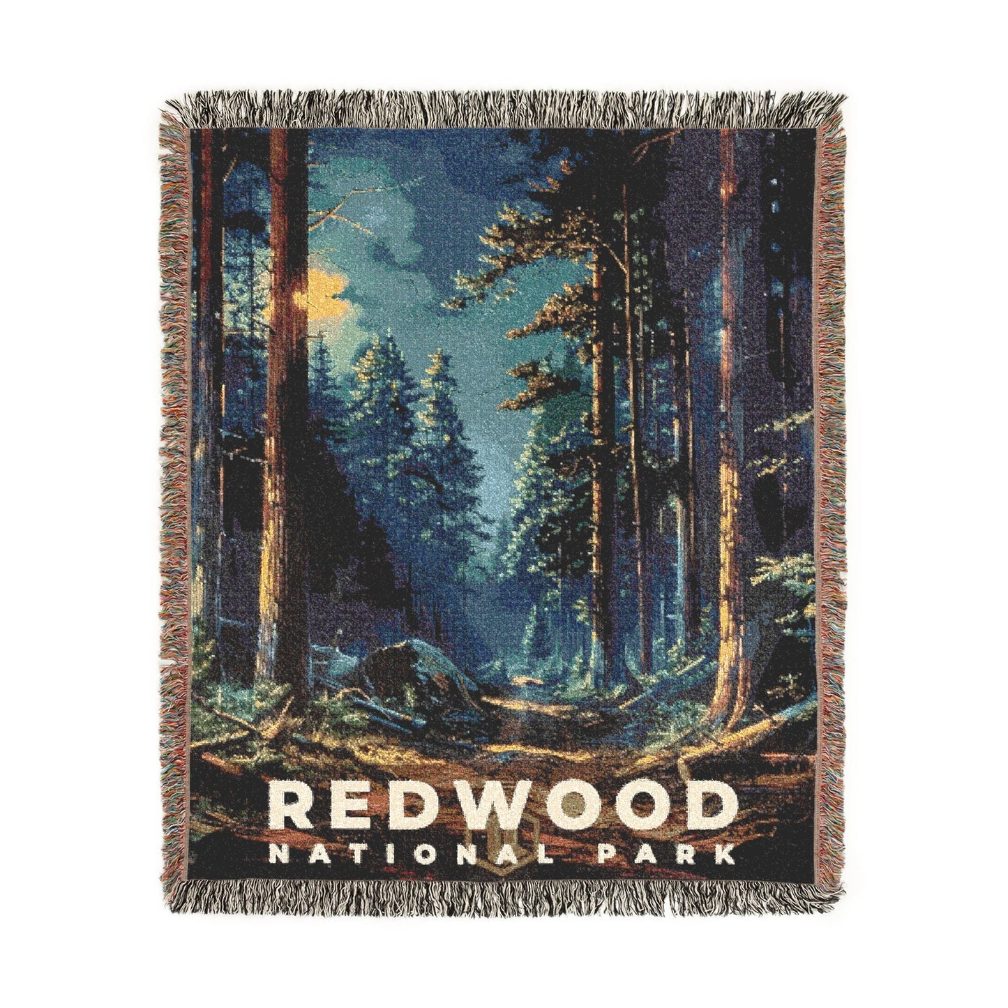 Redwood National Park Woven Blanket | S16