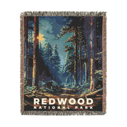 Redwood National Park Woven Blanket | S16