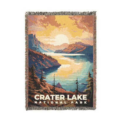 Crater Lake National Park Woven Blanket | S06
