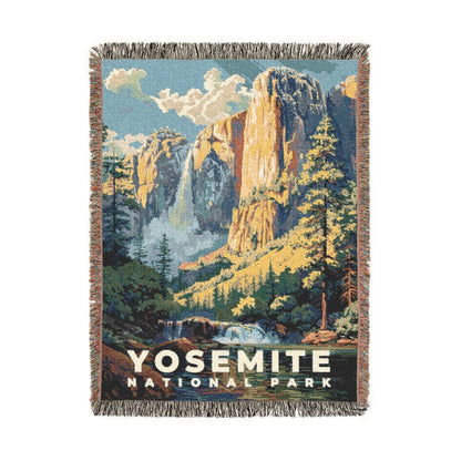 Yosemite National Park Woven Blanket | S11