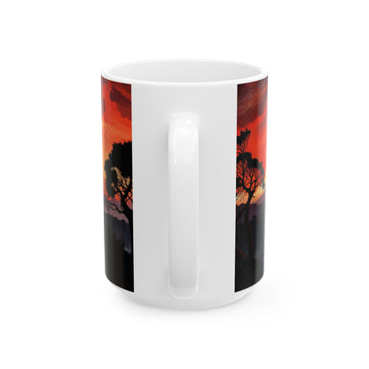 Hawaii Volcanoes National Park Mug | White Ceramic Mug (11oz, 15oz)