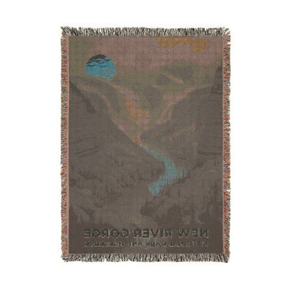 New River Gorge National Park Woven Blanket | S20