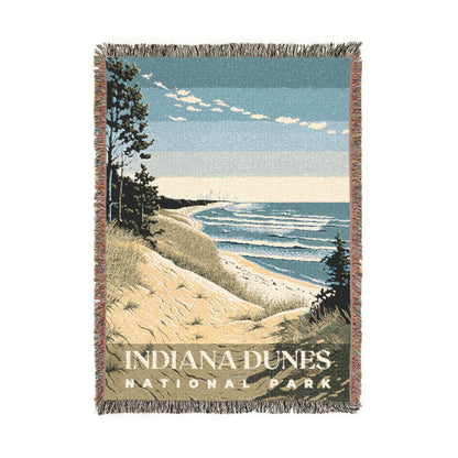 Indiana Dunes National Park Woven Blanket | S01