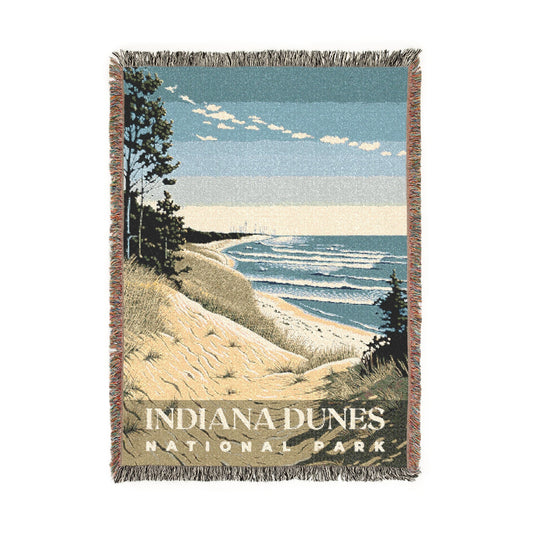 Indiana Dunes National Park Woven Blanket | S01