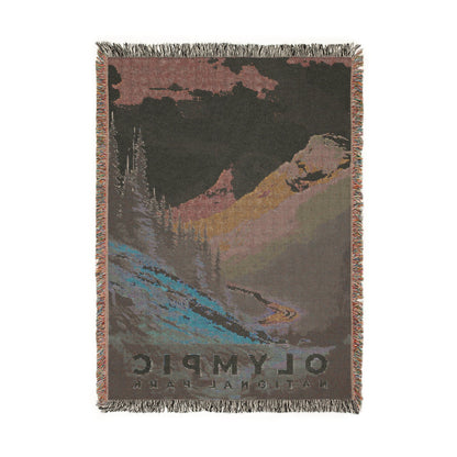 Olympic National Park Woven Blanket | S06