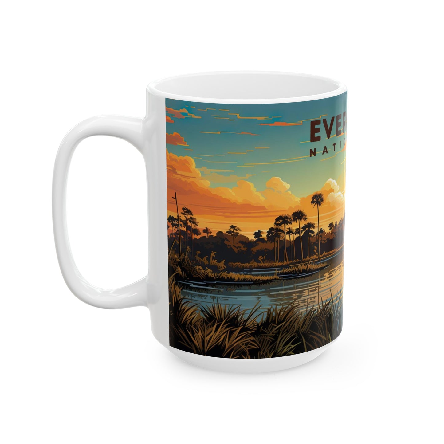Everglades National Park Mug | White Ceramic Mug (11oz, 15oz)