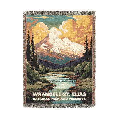Wrangell-St. Elias National Park Woven Blanket | S07