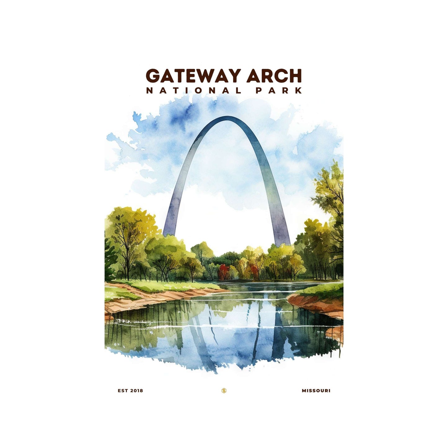 Gateway Arch National Park Poster | S08