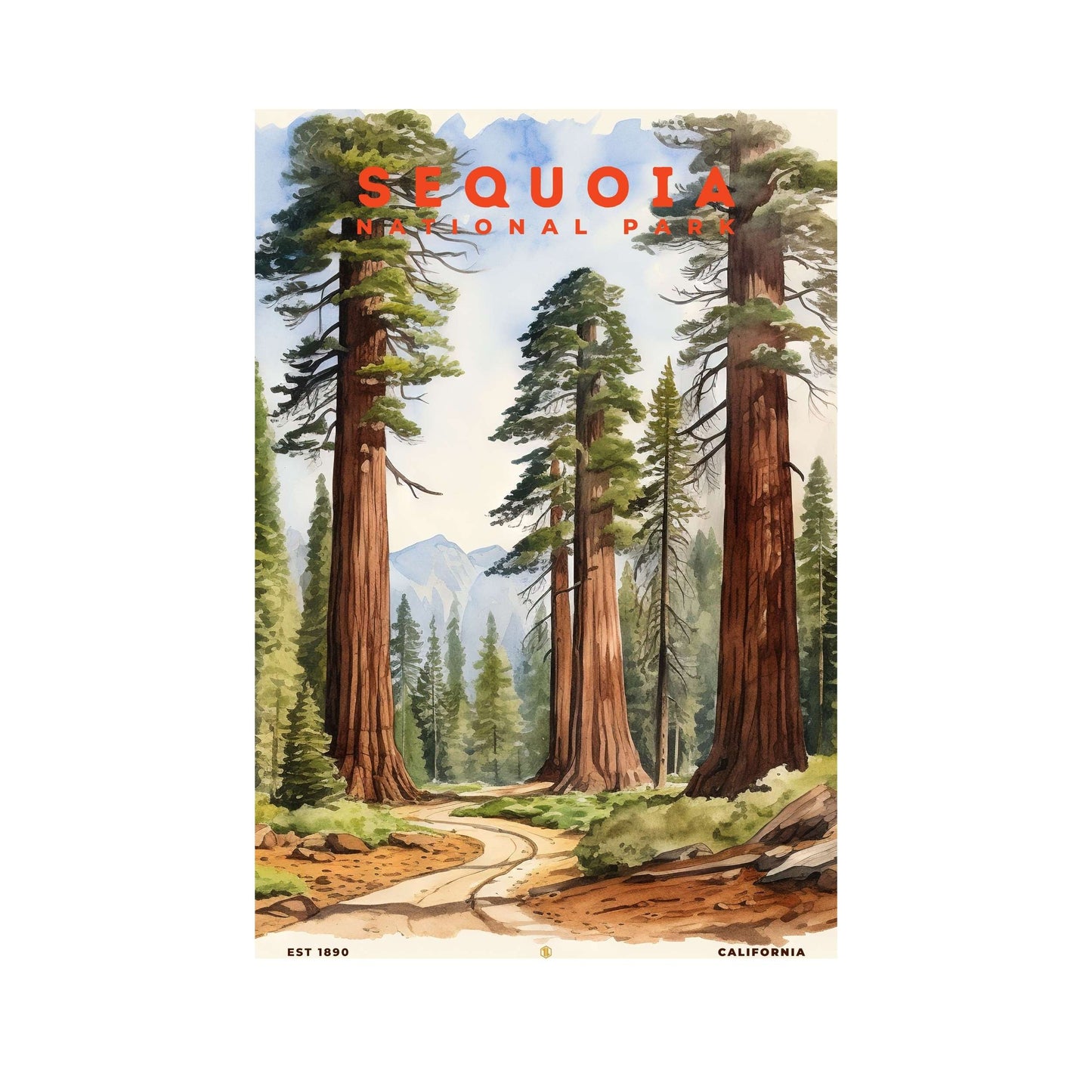 Sequoia National Park Poster | S08