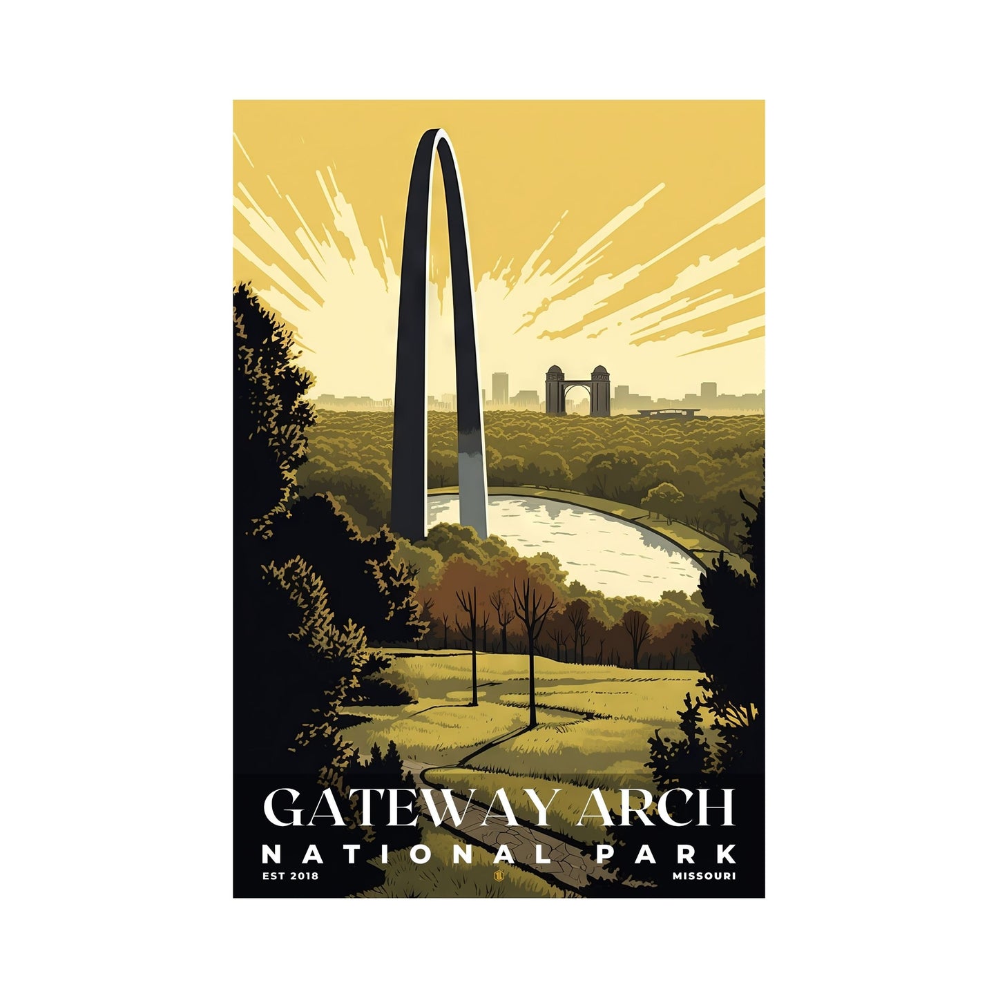 Gateway Arch National Park Poster | S02