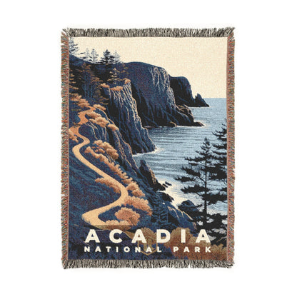 Acadia National Park Woven Blanket | S19