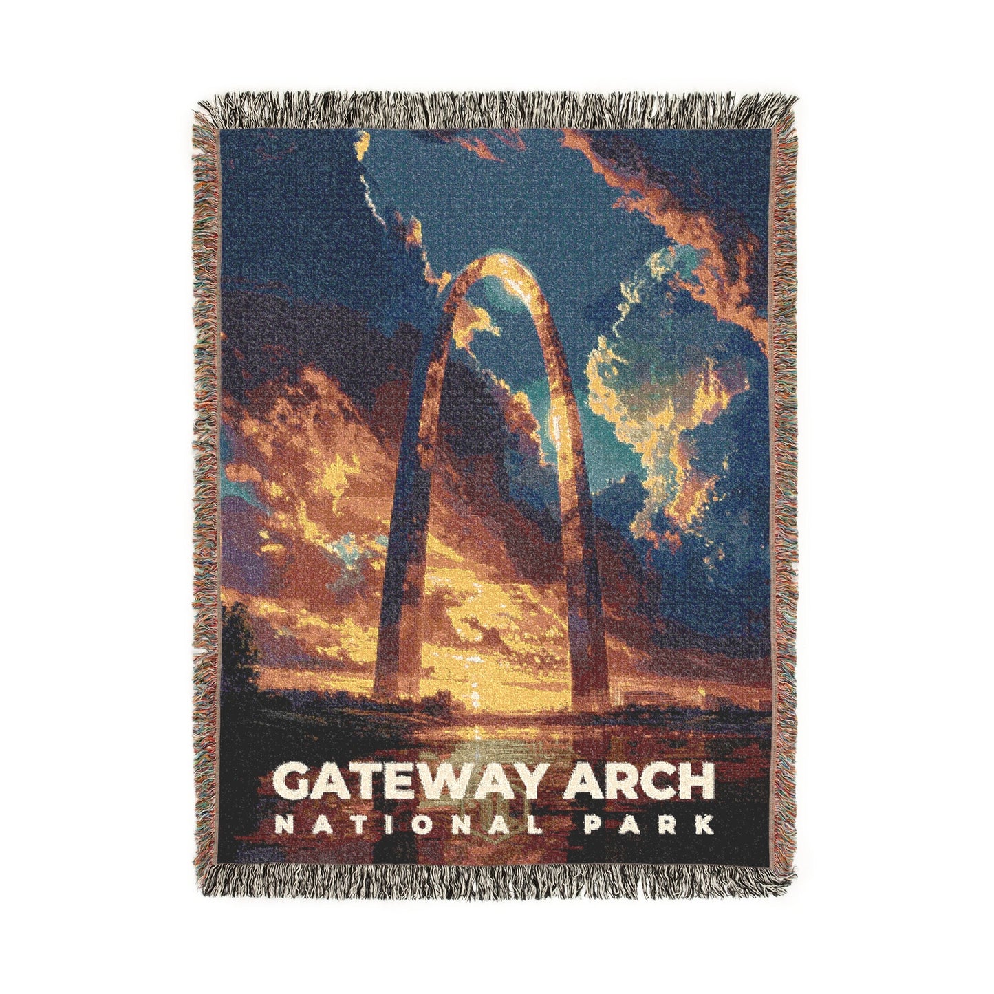 Gateway Arch National Park Woven Blanket | S13