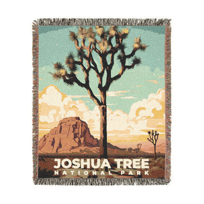 Joshua Tree National Park Woven Blanket | S07