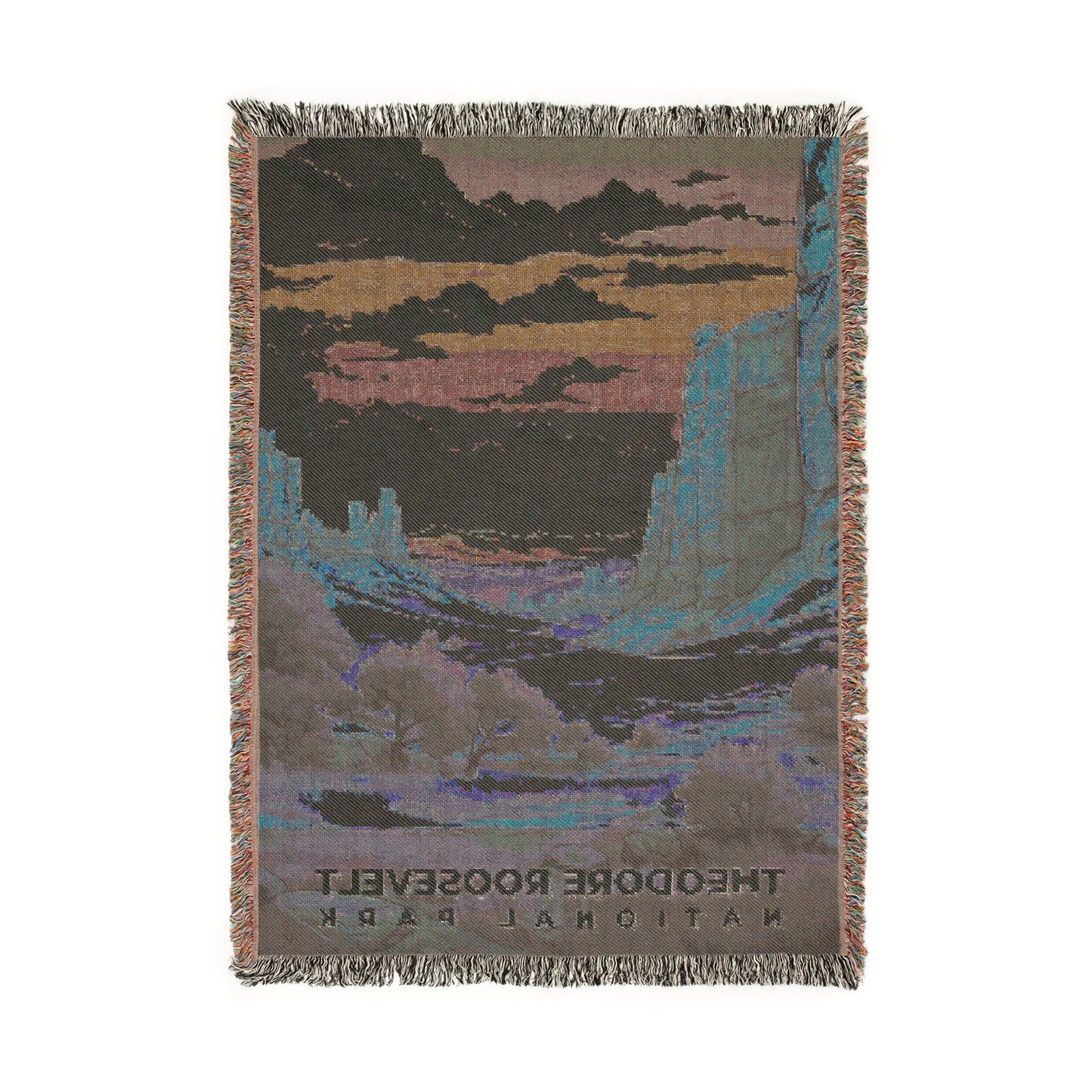 Theodore Roosevelt National Park Woven Blanket | S07