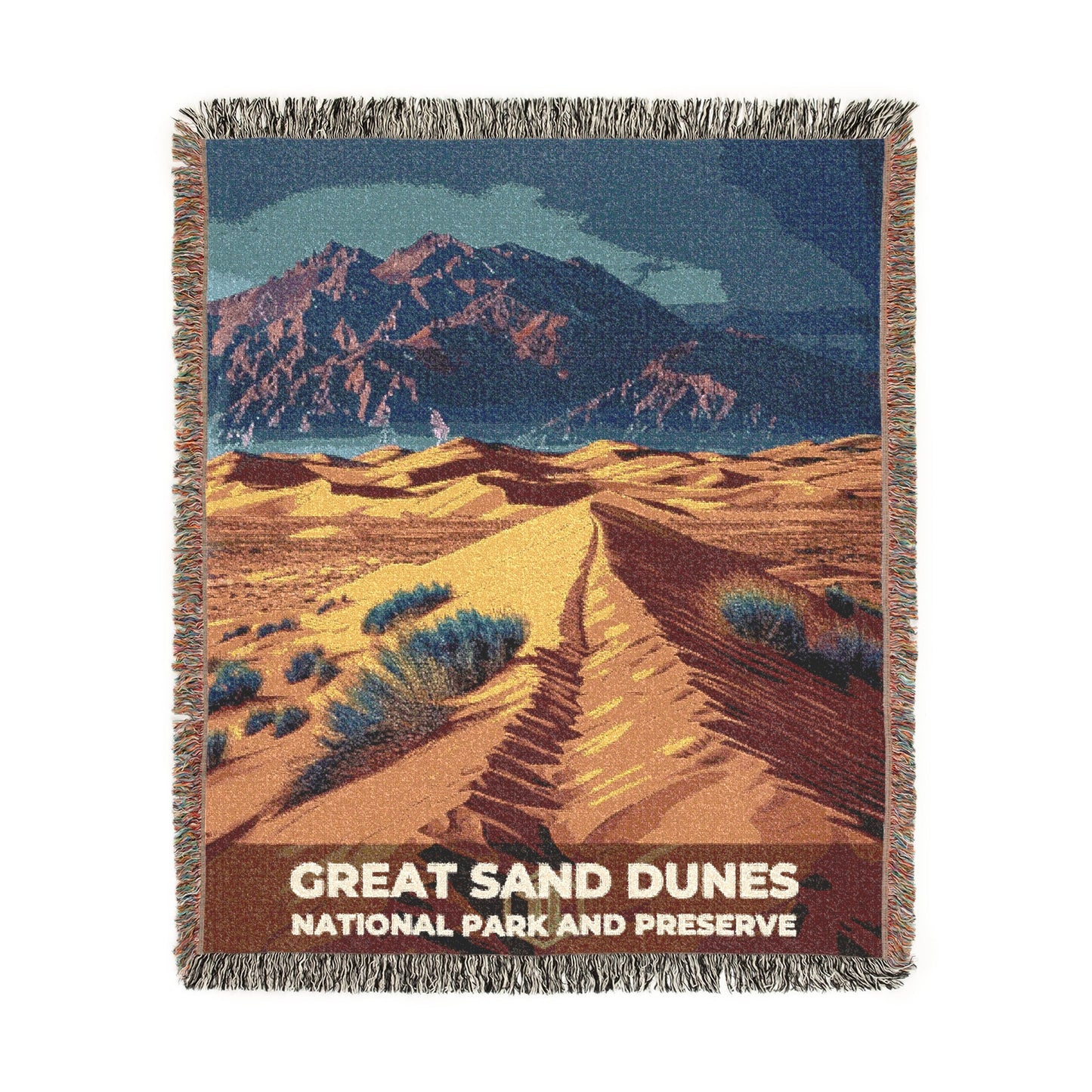 Great Sand Dunes National Park Woven Blanket | S16