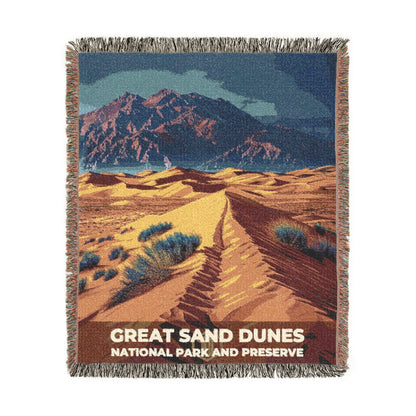 Great Sand Dunes National Park Woven Blanket | S16