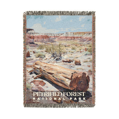 Petrified Forest National Park Woven Blanket | S02