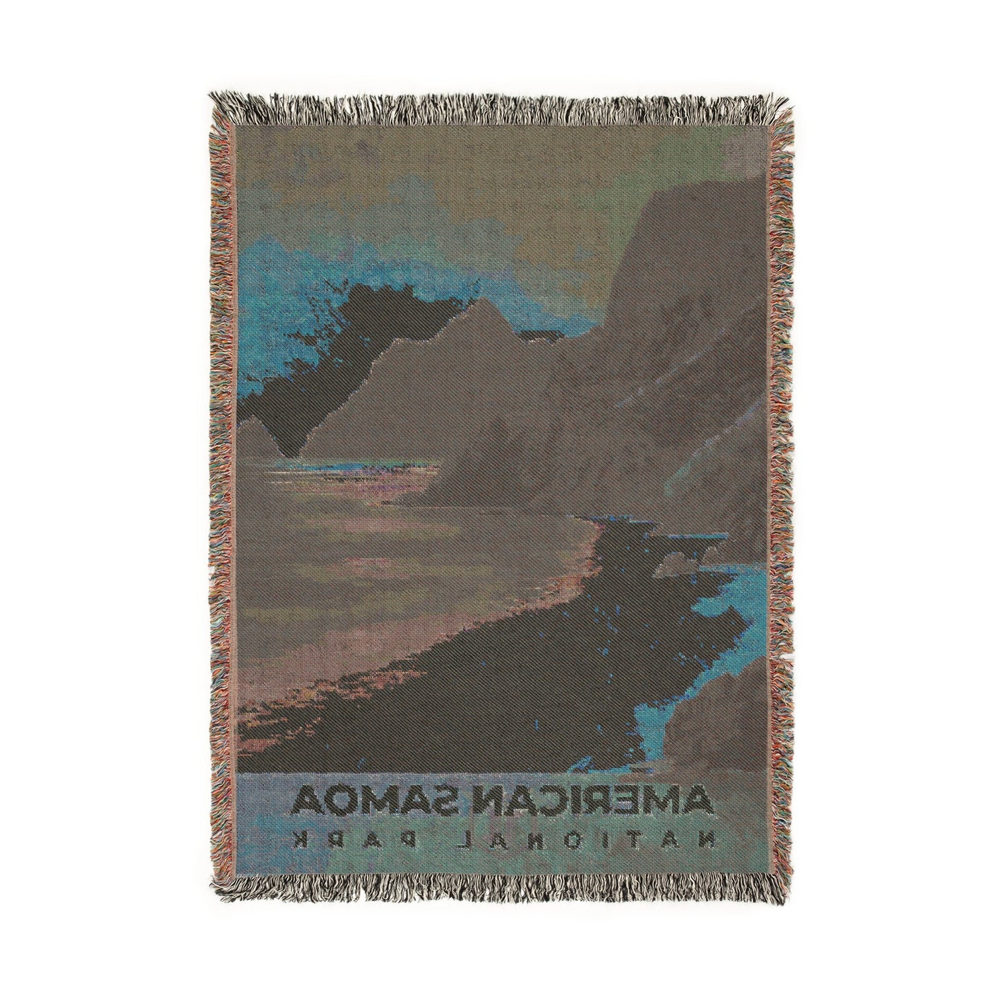 American Samoa National Park Woven Blanket | S20
