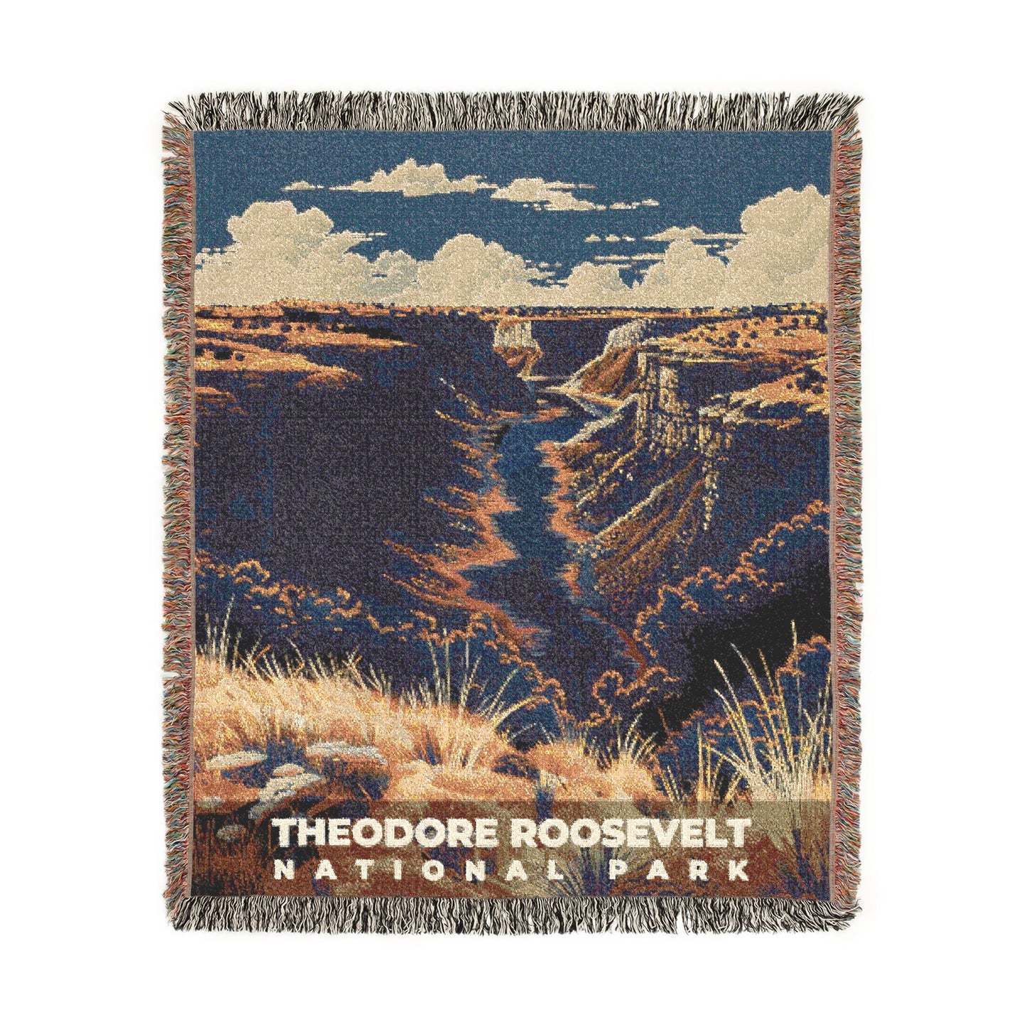 Theodore Roosevelt National Park Woven Blanket | S19
