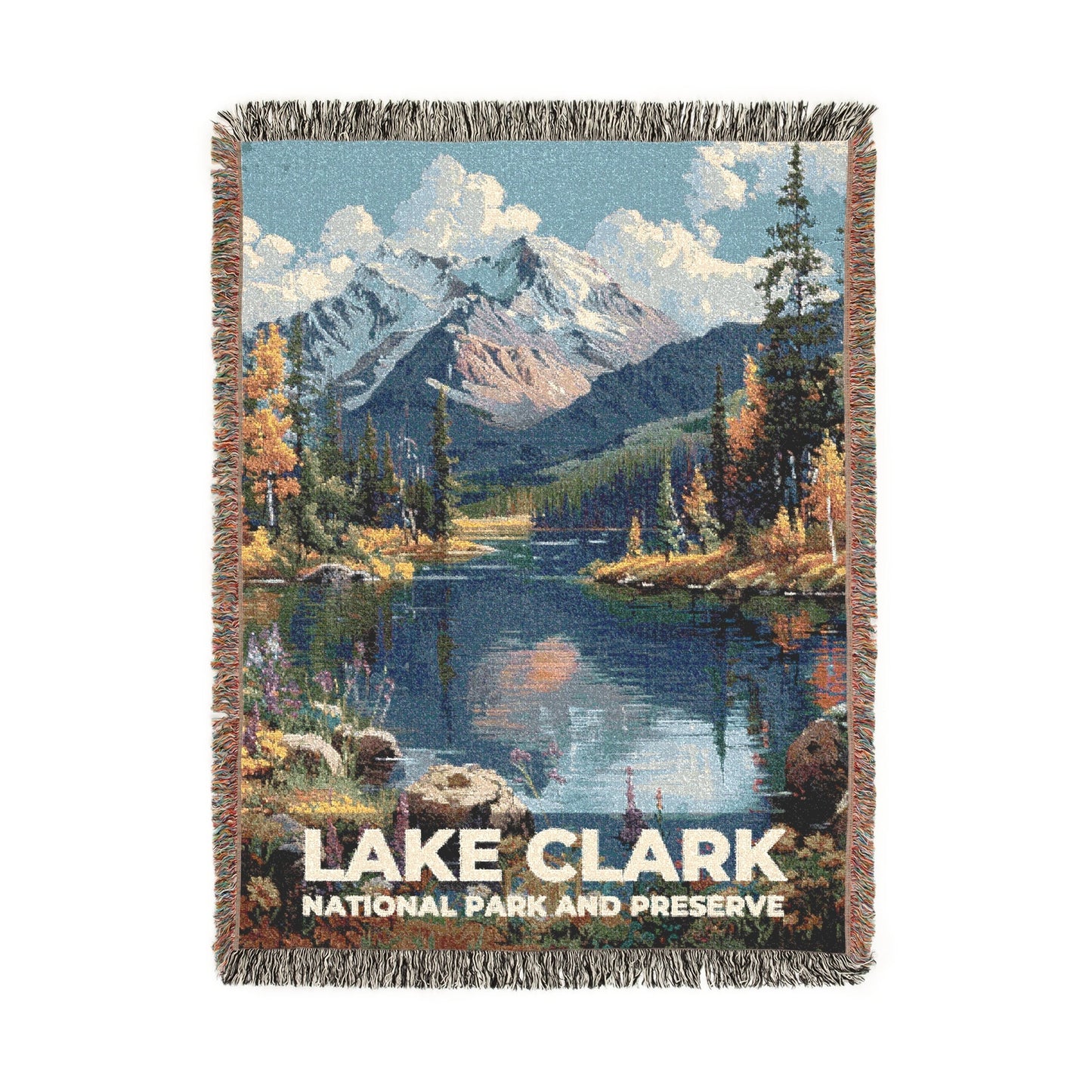 Lake Clark National Park Woven Blanket | S18