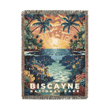 Biscayne National Park Woven Blanket | S11