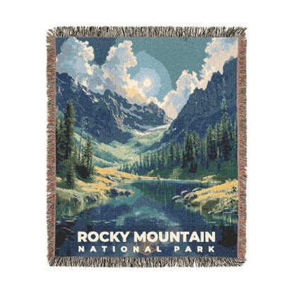 Rocky Mountain National Park Woven Blanket | S13