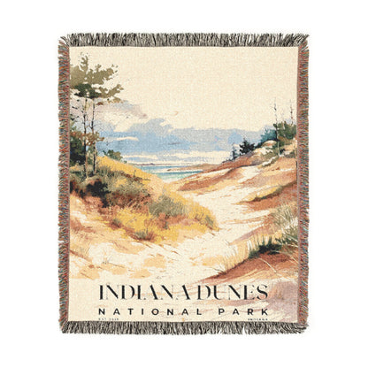 Indiana Dunes National Park Woven Blanket | S04