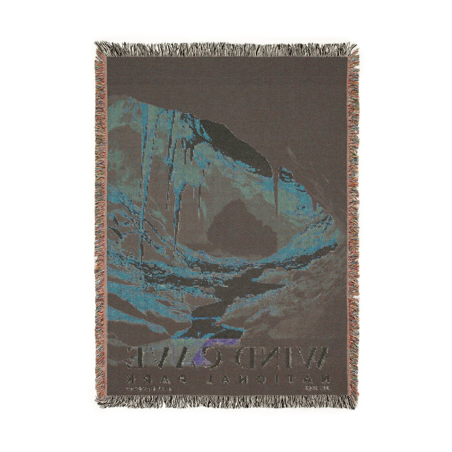 Wind Cave National Park Woven Blanket | S03