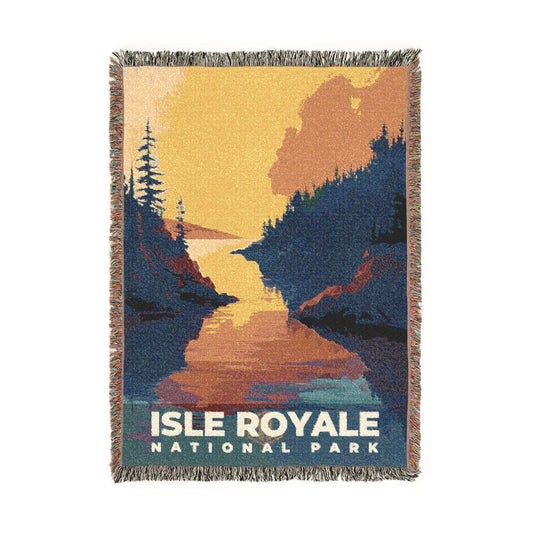 Isle Royale National Park Woven Blanket | S20