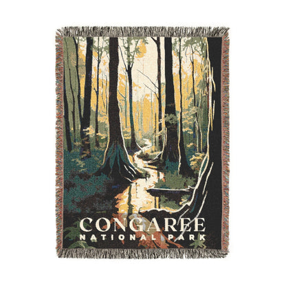 Congaree National Park Woven Blanket | S01