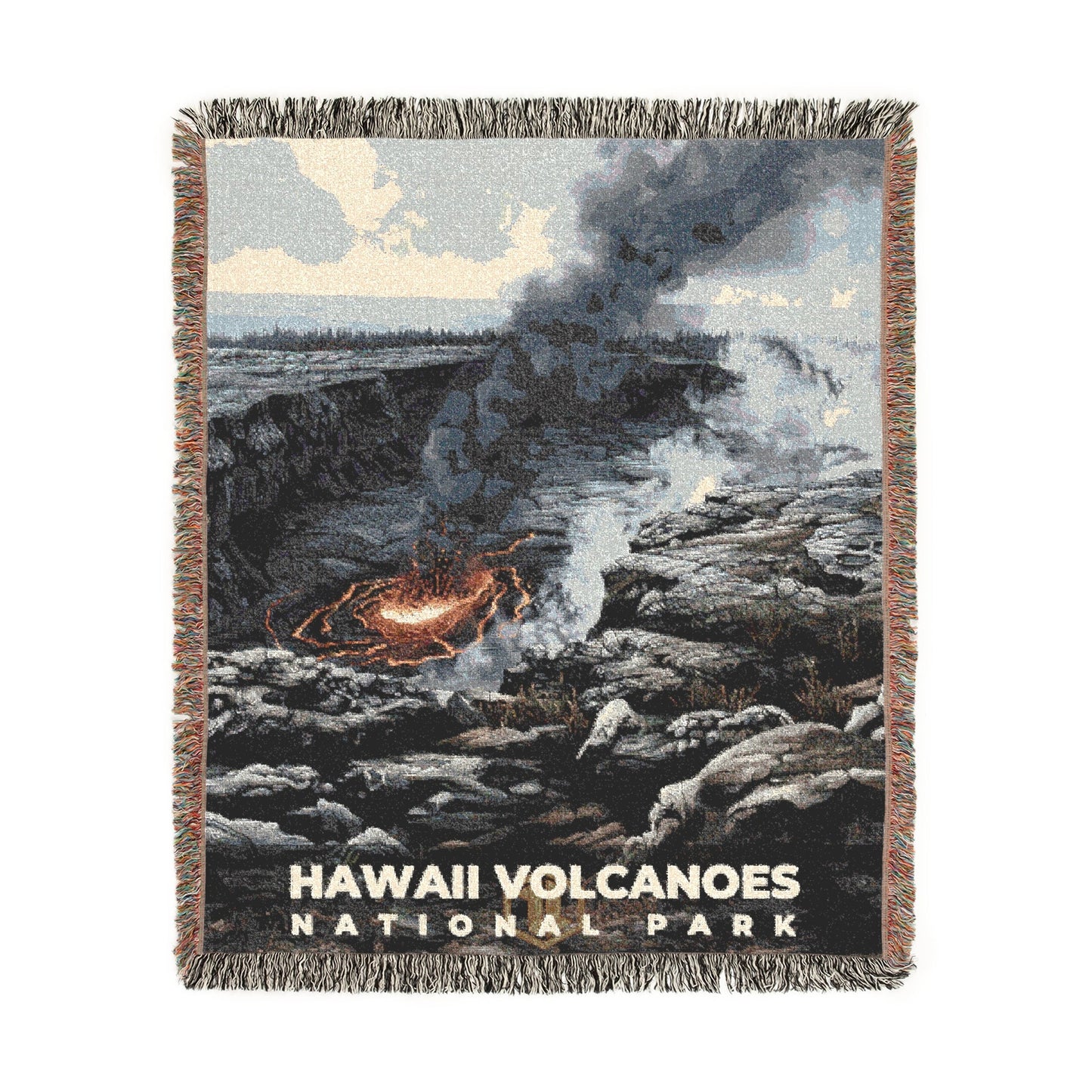 Hawaii Volcanoes National Park Woven Blanket | S17