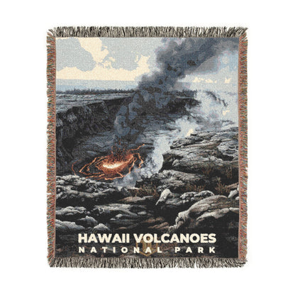Hawaii Volcanoes National Park Woven Blanket | S17