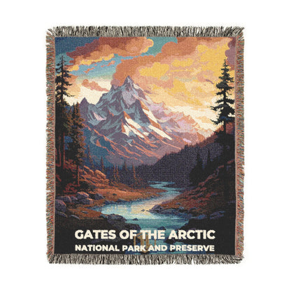 Gates of the Arctic National Park Woven Blanket | S07