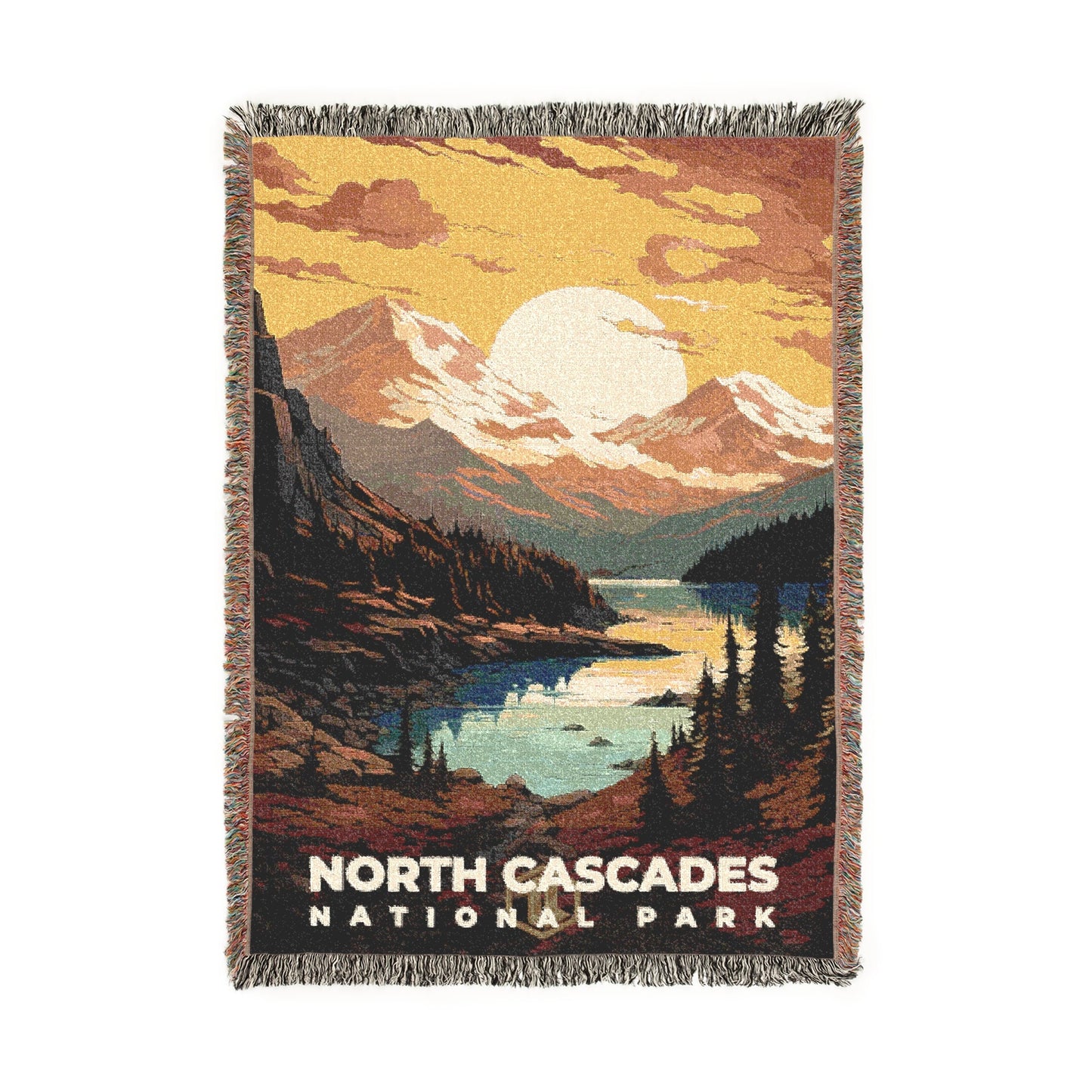 North Cascades National Park Woven Blanket | S07
