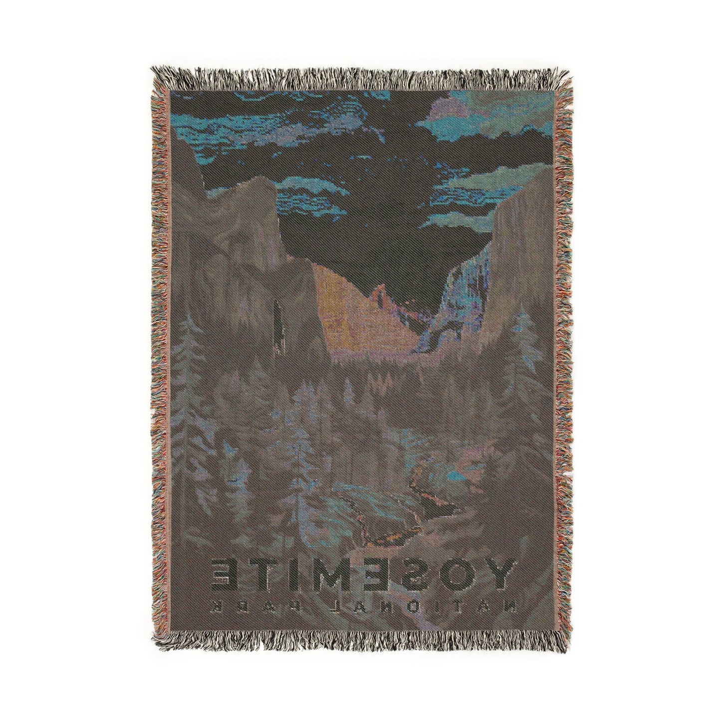 Yosemite National Park Woven Blanket | S09