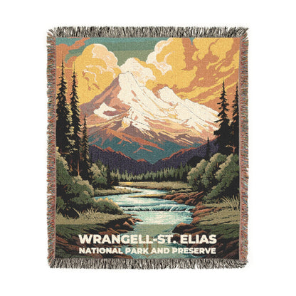 Wrangell-St. Elias National Park Woven Blanket | S07