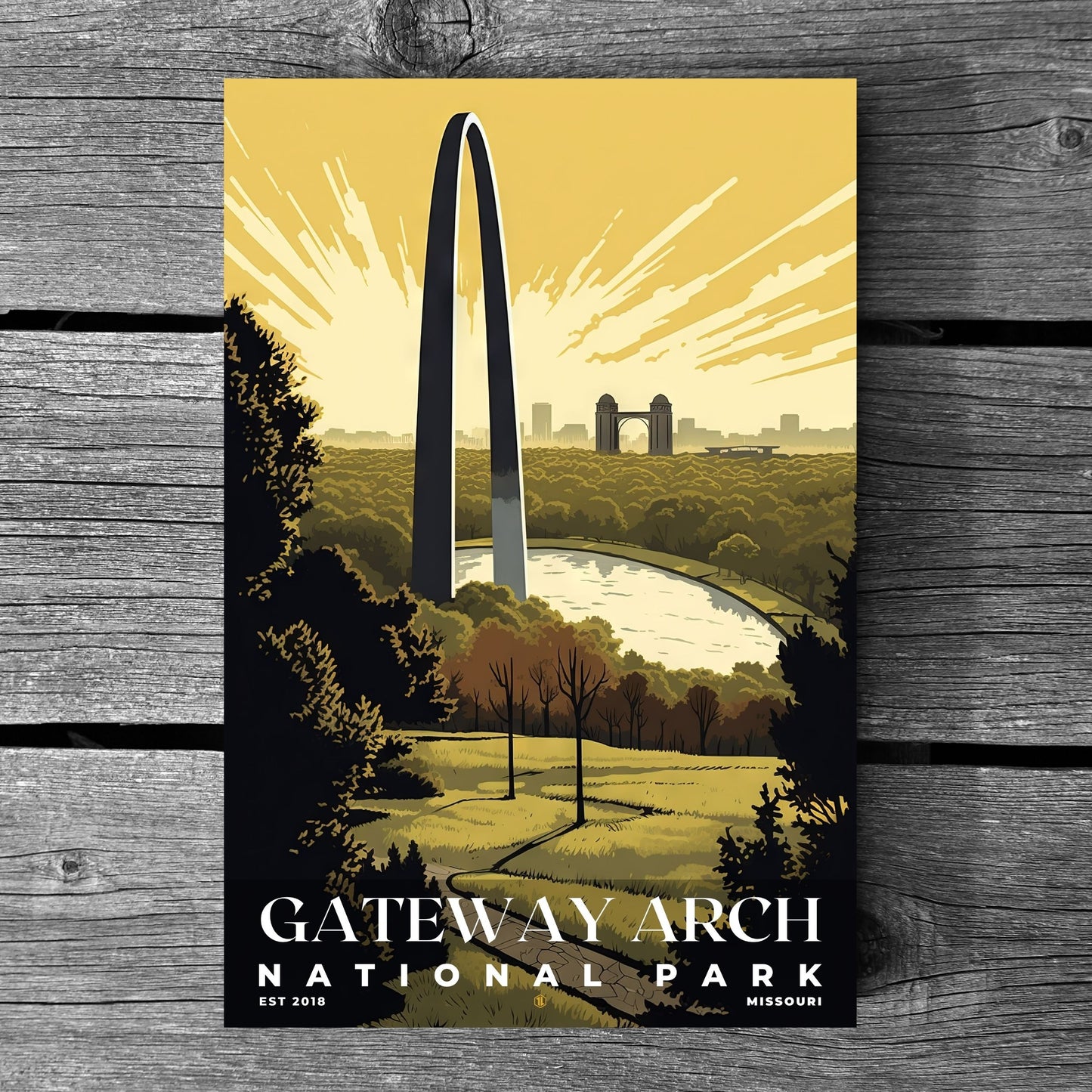 Gateway Arch National Park Poster | S02