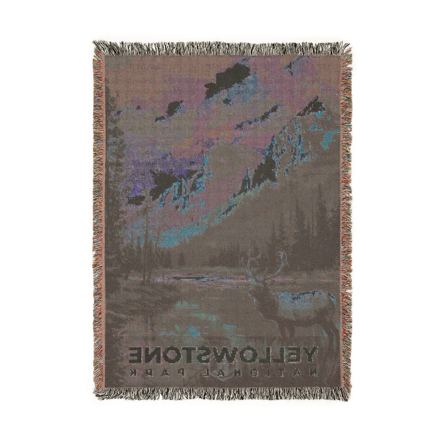 Yellowstone National Park Woven Blanket | S13