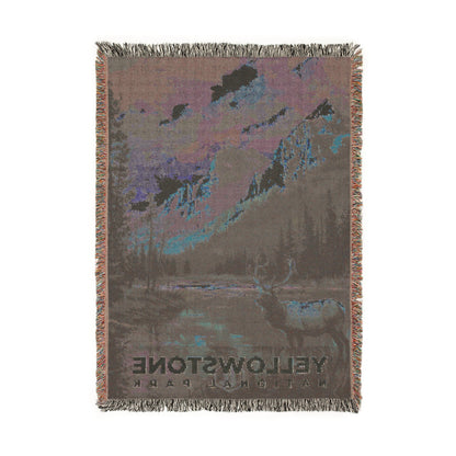 Yellowstone National Park Woven Blanket | S13