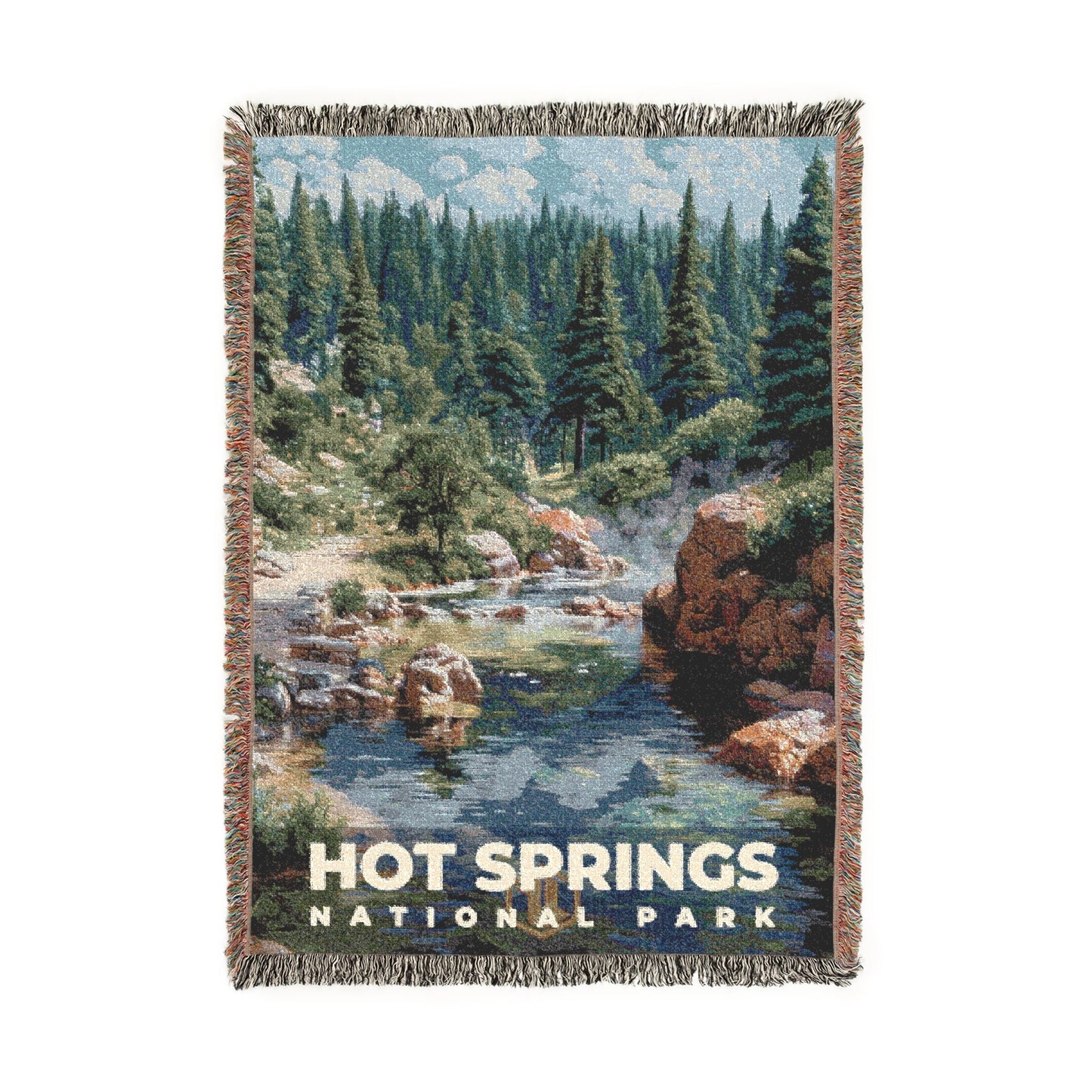 Hot Springs National Park Woven Blanket | S18