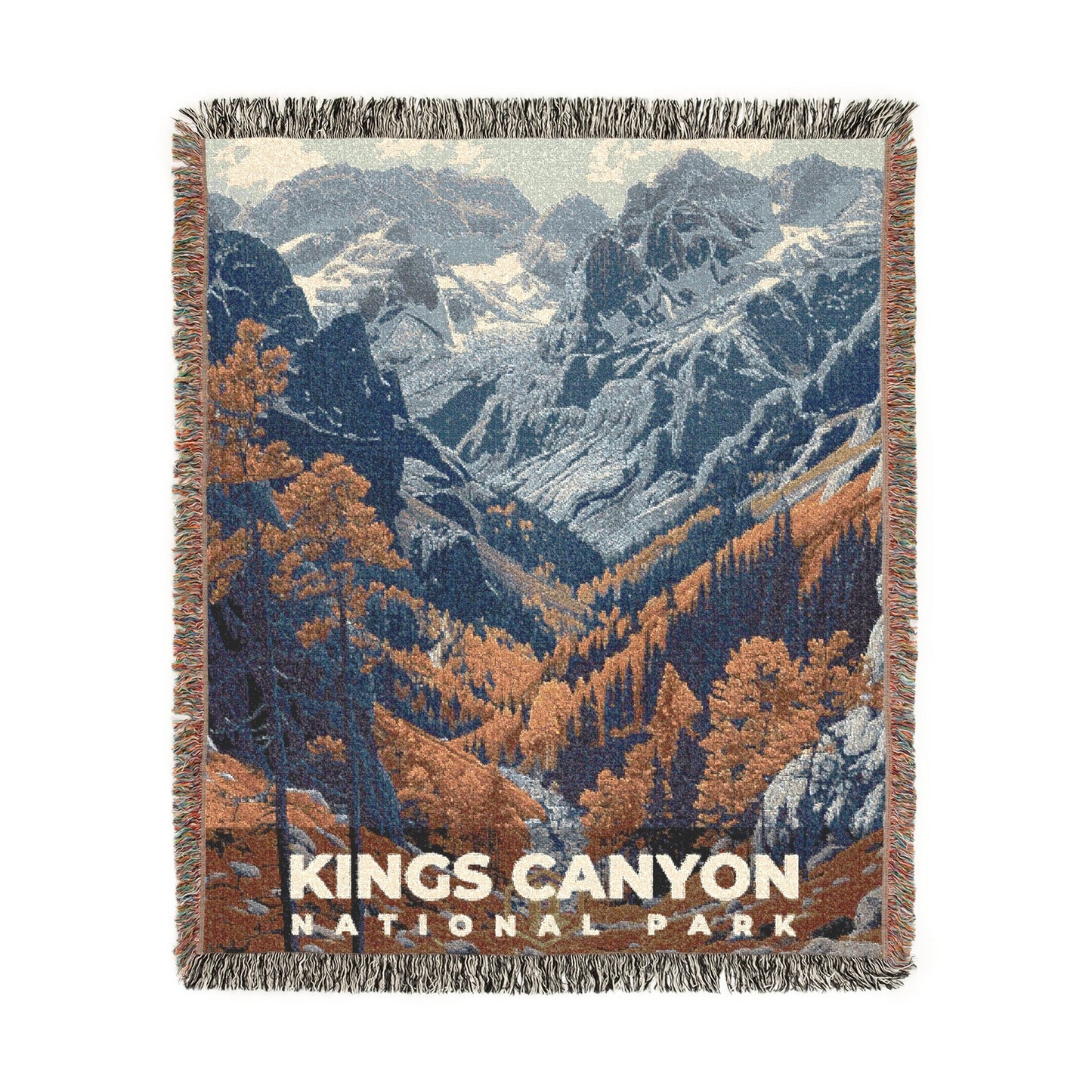 Kings Canyon National Park Woven Blanket | S19