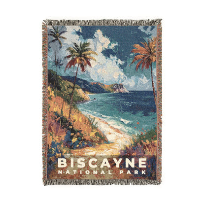 Biscayne National Park Woven Blanket | S14