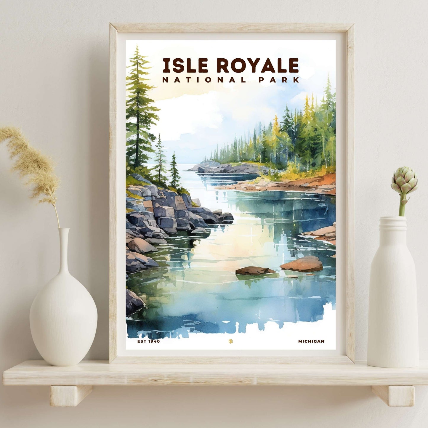 Isle Royale National Park Poster | S08