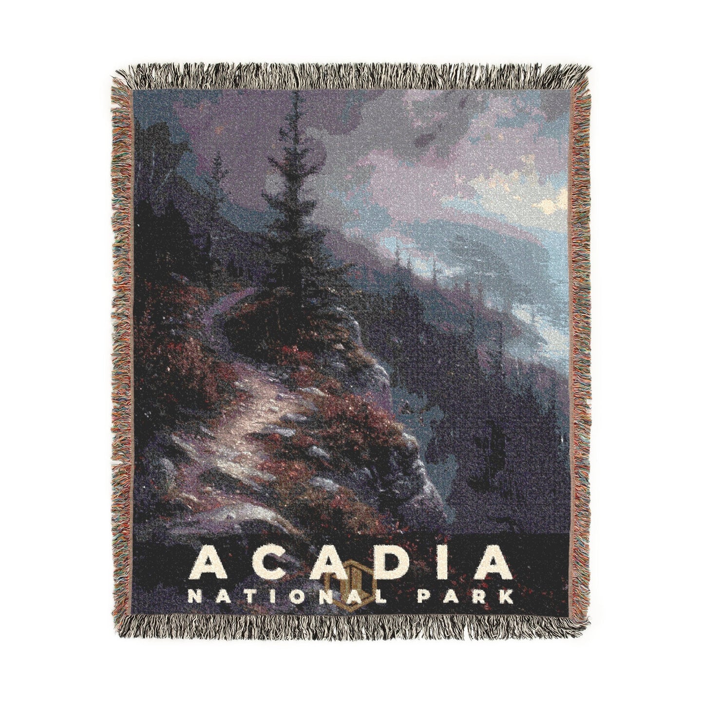 Acadia National Park Woven Blanket | S12