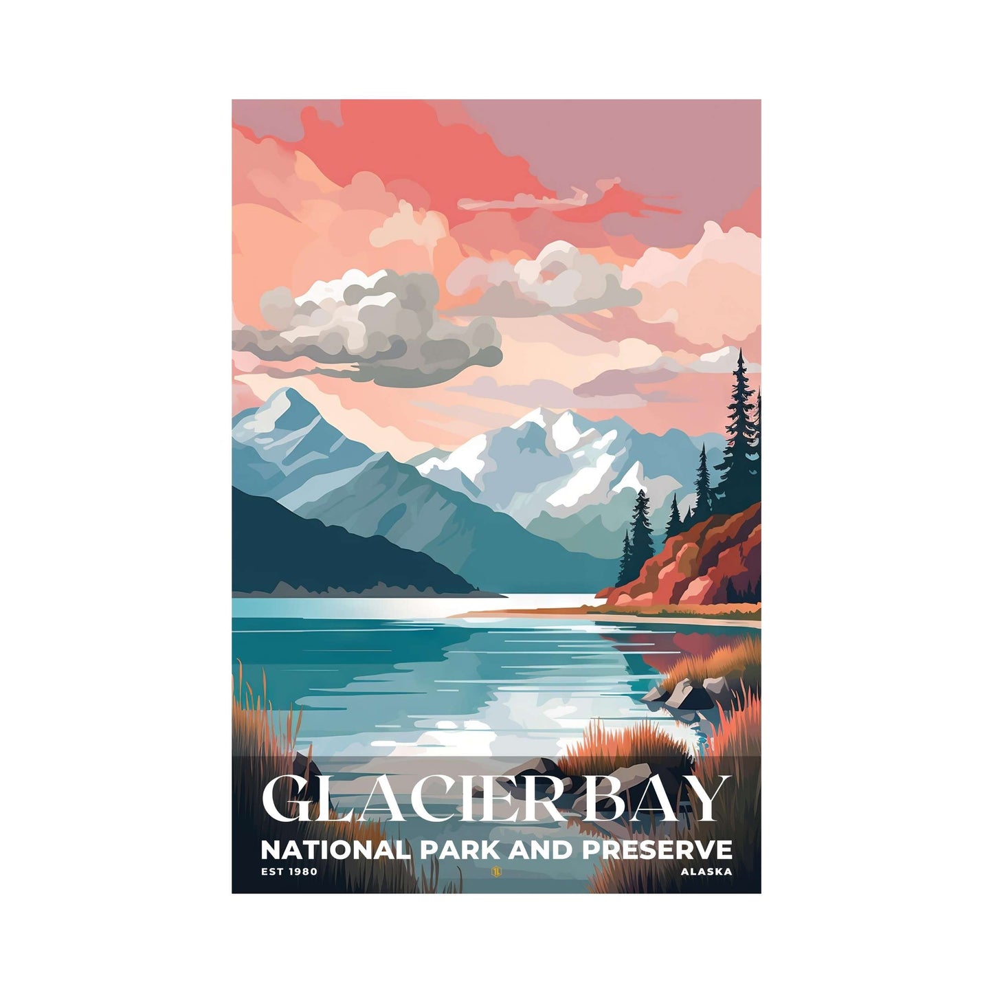 Glacier Bay National Park Poster | S05