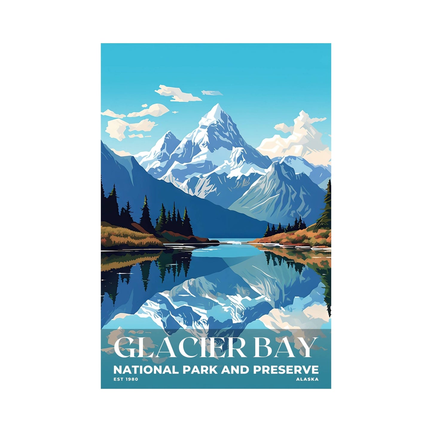 Glacier Bay National Park Poster | S03